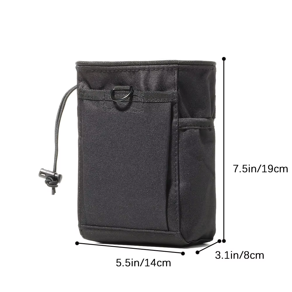 Bolsa táctica MOLLE con cordón, porta municiones y cargadores compactos - imagen 4