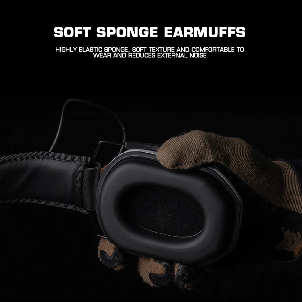 Auriculares tácticos de protección auditiva para tiro y airsoft - imagen 5