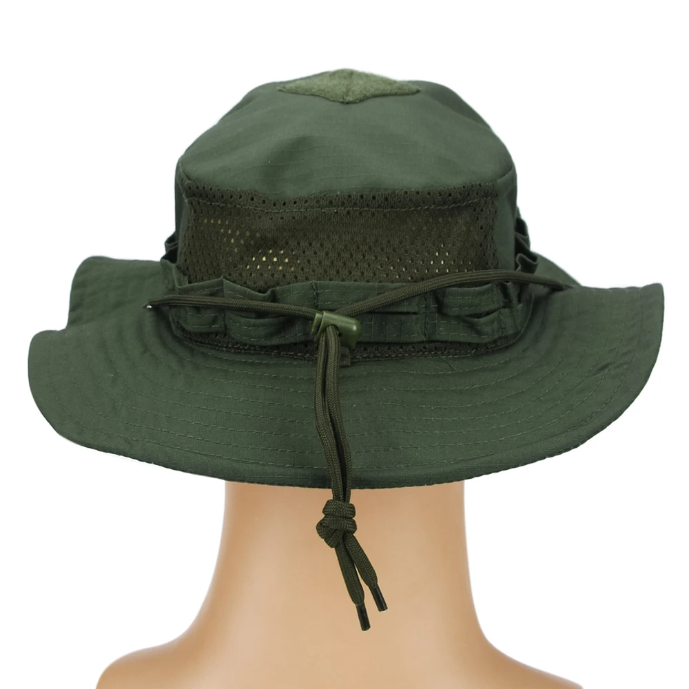 Gorra boonie táctica de camuflaje, ala ancha plegable - imagen 3