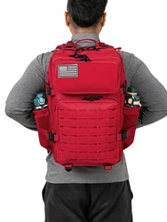 Mochila táctica MOLLE ripstop con hidratador de alta resistencia