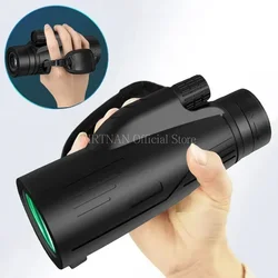 Monocular de largo alcance compacto gran aumento para acampar