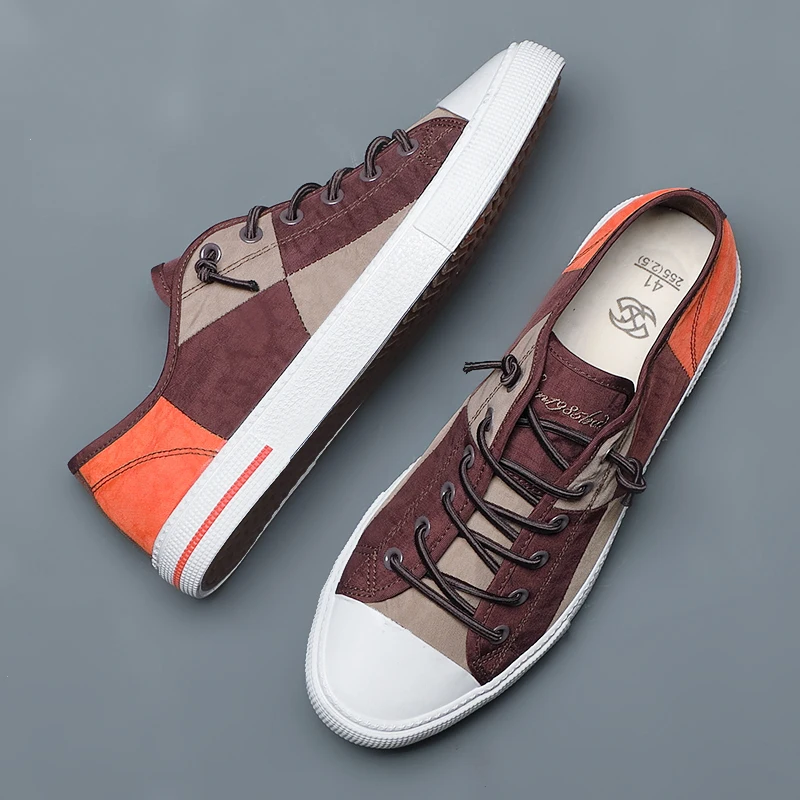 Zapatillas de lona para hombre sin cordones, ligeras y transpirables - imagen 4