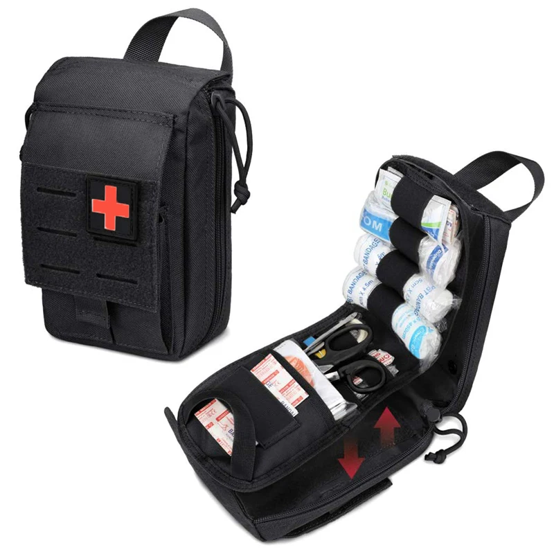 Bolsa táctica MOLLE EDC pequeña para herramientas y torniquete