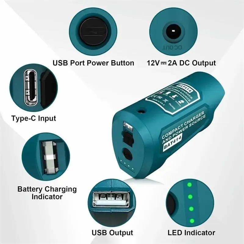 Bosch cargador USB-C y salida CC para batería Li-Ion - imagen 4