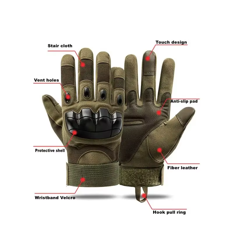 Guantes tácticos resistentes para caza, montañismo y supervivencia - imagen 3