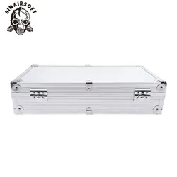 SINAIROSFT caja de herramientas táctica ligera de aluminio con espuma