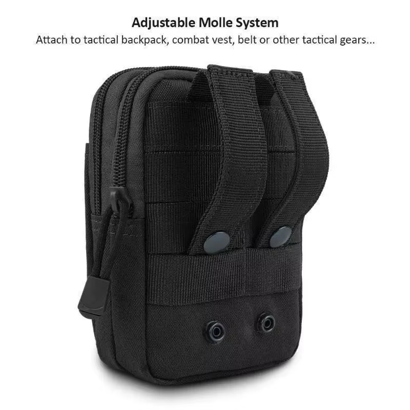 Riñonera táctica impermeable MOLLE de nailon multifunción - imagen 4