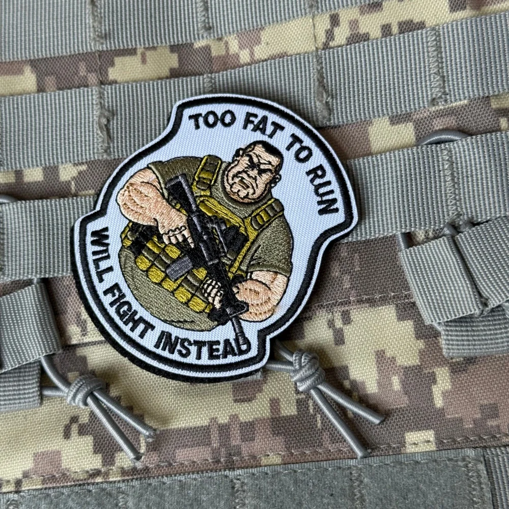 Parche táctico militar bordado Velcro gancho y bucle para mochila - imagen 4