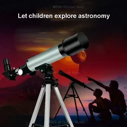 Telescopio astronómico monocular alta definición portátil: Luna y planeta