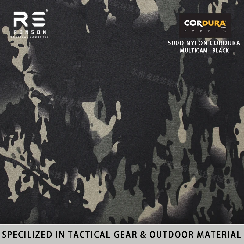 Cordura táctica CP camuflaje nocturno PU impermeable para mochilas
