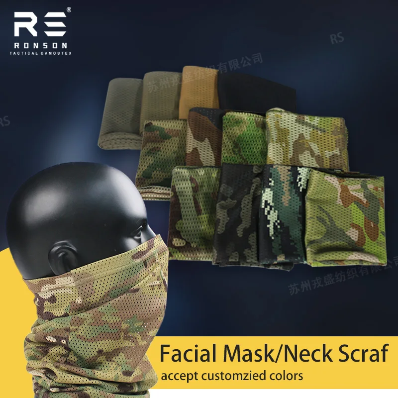 Máscara táctica camuflaje MC con protección solar infrarrojo cercano - imagen 3