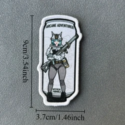 Parche táctico Arcano con velcro – insignia moral para mochila