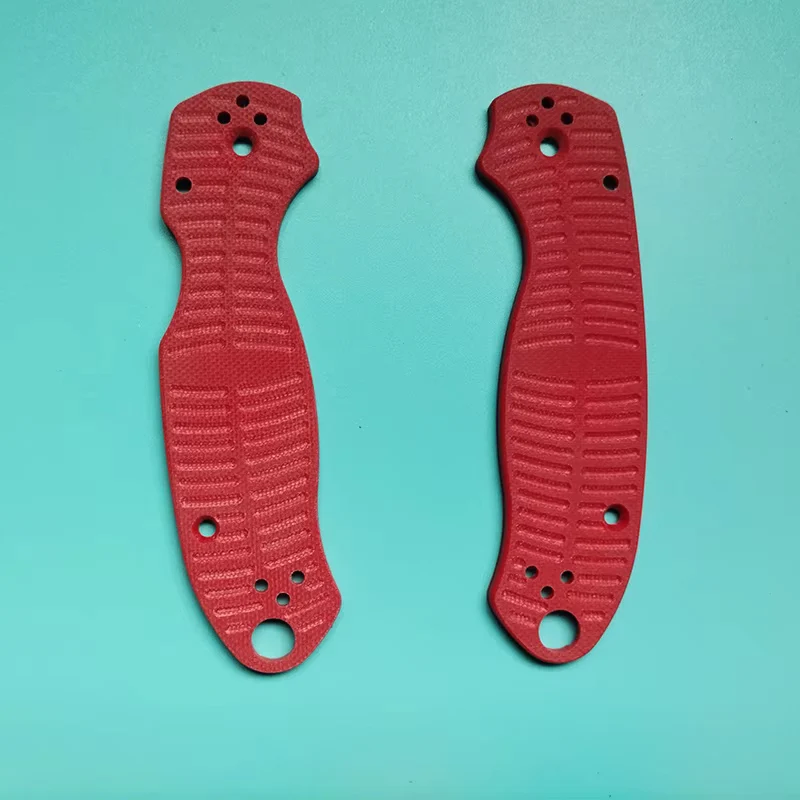 Spyderco Paramilitary3 escamas de mango G10 patrón Fishbone - imagen 5