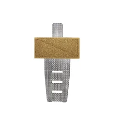 Placa extensión MOLLE colgante expandible para cinturón táctico