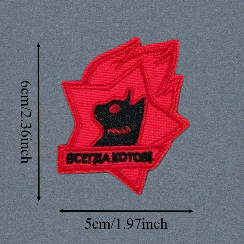 Parche táctico bordado gato negro con velcro gancho y bucle insignia - imagen 3