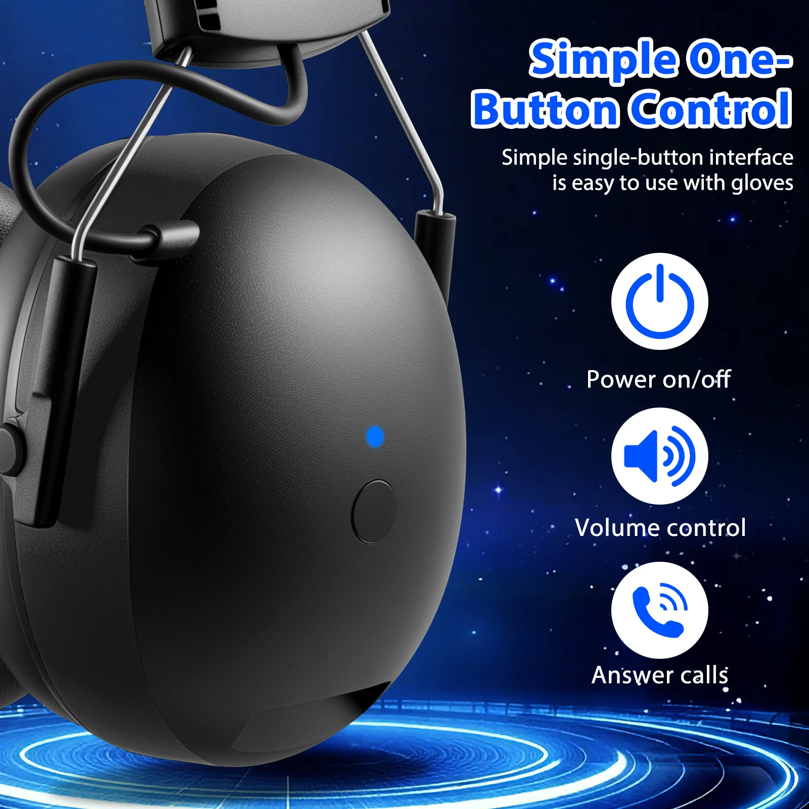 Auriculares electrónicos Bluetooth EB20 protección auditiva y radio - imagen 3