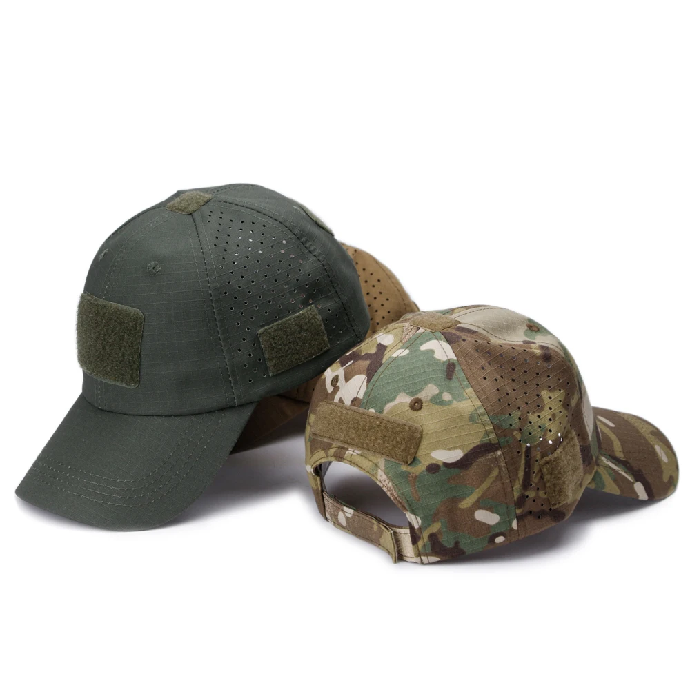 Gorra camuflaje táctica Snapback ajustable transpirable - imagen 5