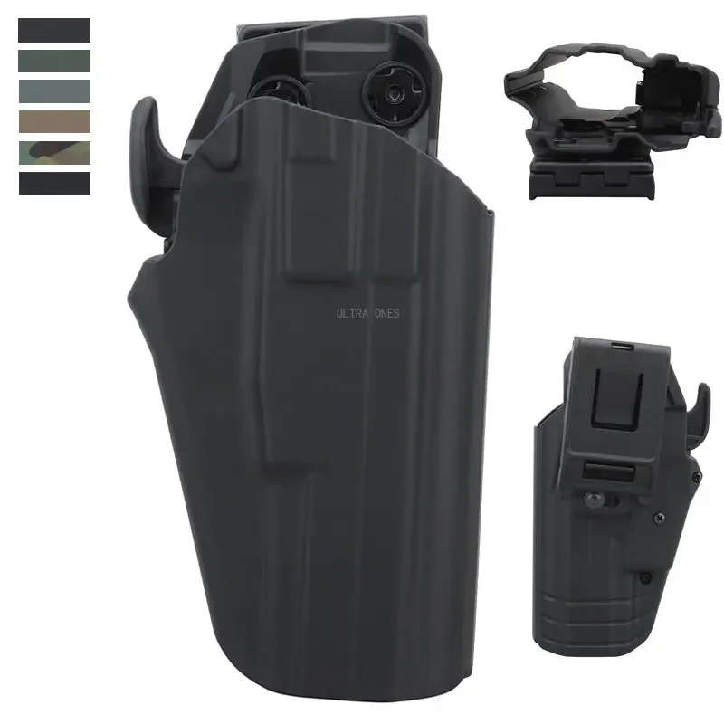 Funda táctica pistola ajustable mano derecha Glock CZ S&W - imagen 4