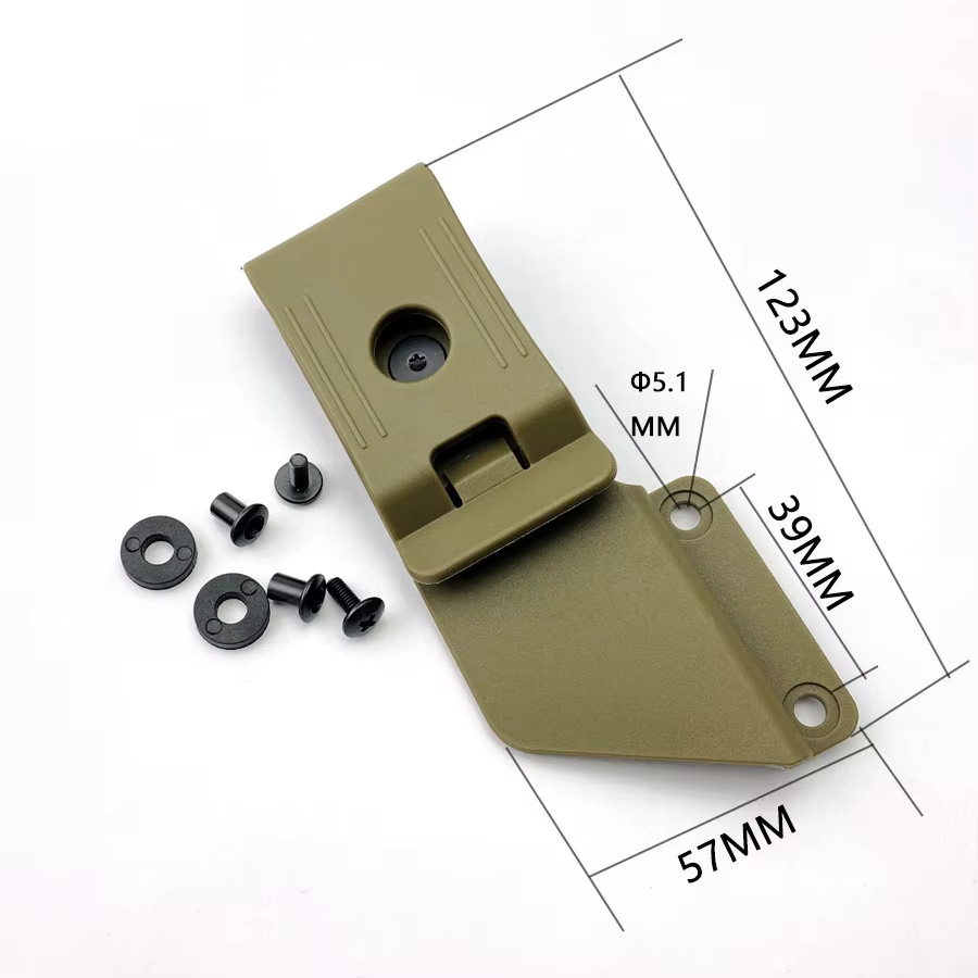 Adaptador MOLLE giratorio 360° para funda Kydex táctica - imagen 2