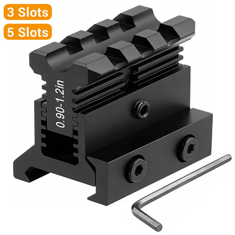 Lockdown montura elevadora carril Picatinny para miras y ópticas