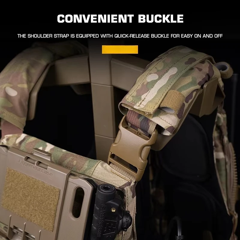 Chaleco táctico portaplacas AVS MBAV con MOLLE y liberación rápida - imagen 2