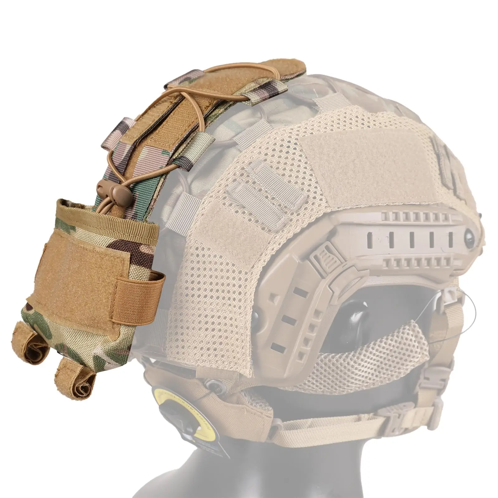 Casco táctico PJ ligero para airsoft y paintball, protector rápido - imagen 5