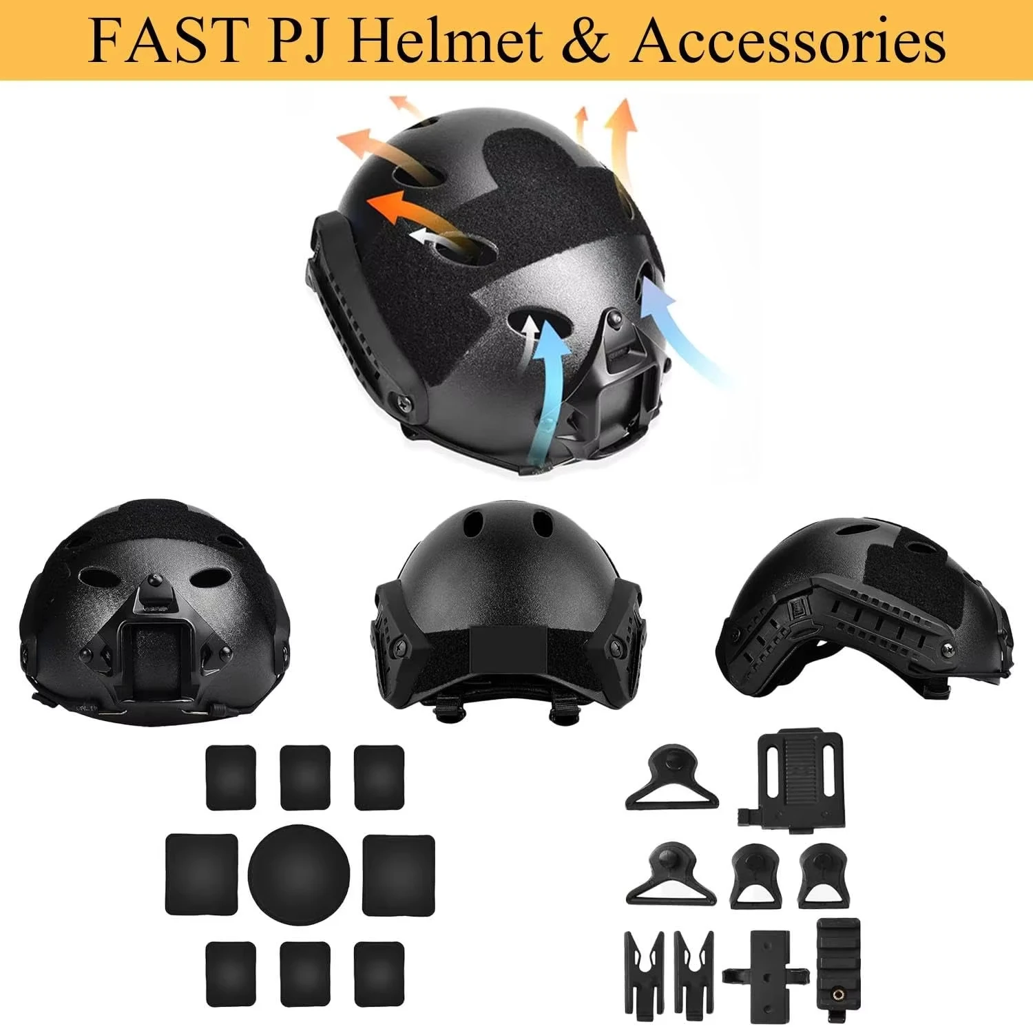 Casco táctico FAST con auriculares de comunicación y funda - imagen 3
