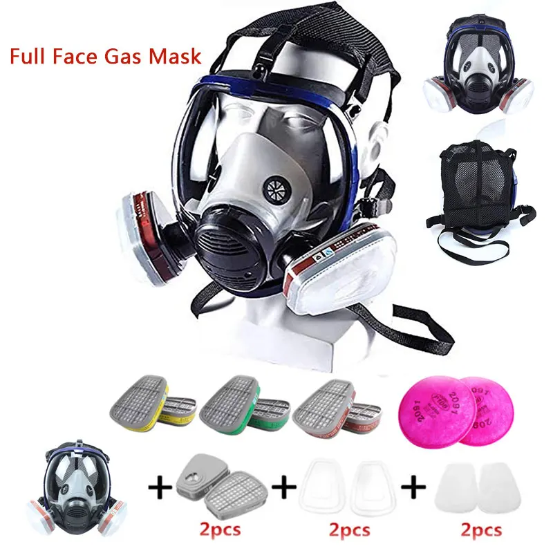Máscara antigás facial completa con filtro antivaho - Protectores pintor - imagen 4