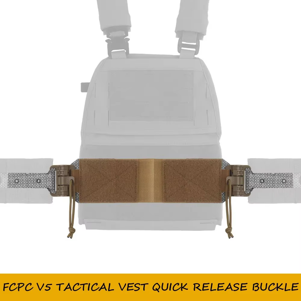 Chaleco táctico FCPC V5 estilo Ferro con hebilla rápida