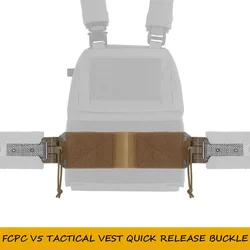 Chaleco táctico FCPC V5 estilo Ferro con hebilla rápida