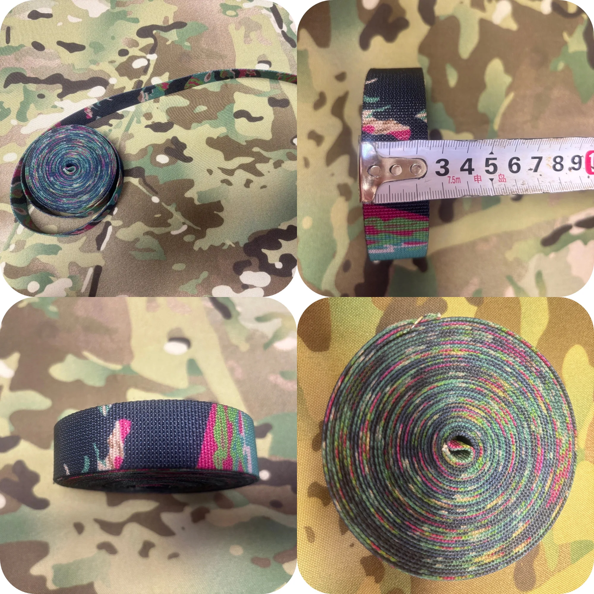 Correa táctica MOLLE Flecktarn camuflaje para mochila - imagen 2