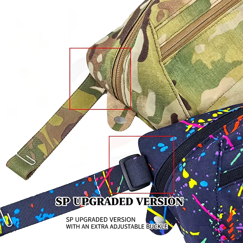 Bolsa táctica bandolera MC SP ajustable para viajes aire libre SS - imagen 2