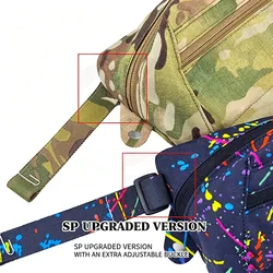 Bolsa táctica bandolera MC SP ajustable para viajes aire libre SS