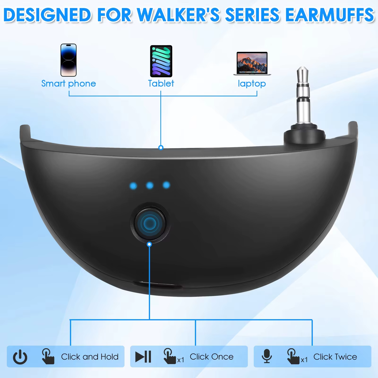 Auriculares tácticos antiruido Bluetooth – Caza y tiro - imagen 5