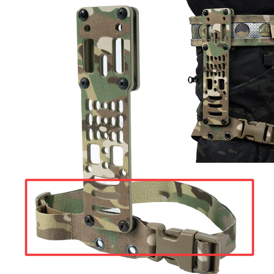 Funda táctica de muslo liberación rápida con correa modular ajustable - imagen 5