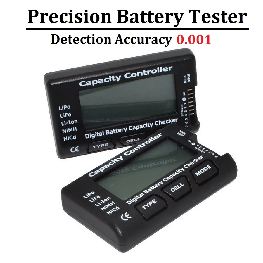 CellMeter 7 - Comprobador Baterías RC LiPo y Li-ion | Tester Voltaje Capacidad - imagen 4