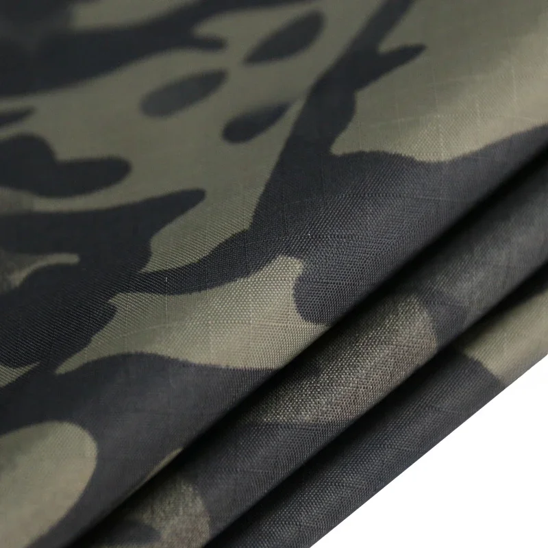 210T Nylon Multicam negro MCBK, tela de camuflaje impermeable