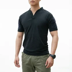 Camiseta táctica Velocity Style hombre manga corta secado rápido