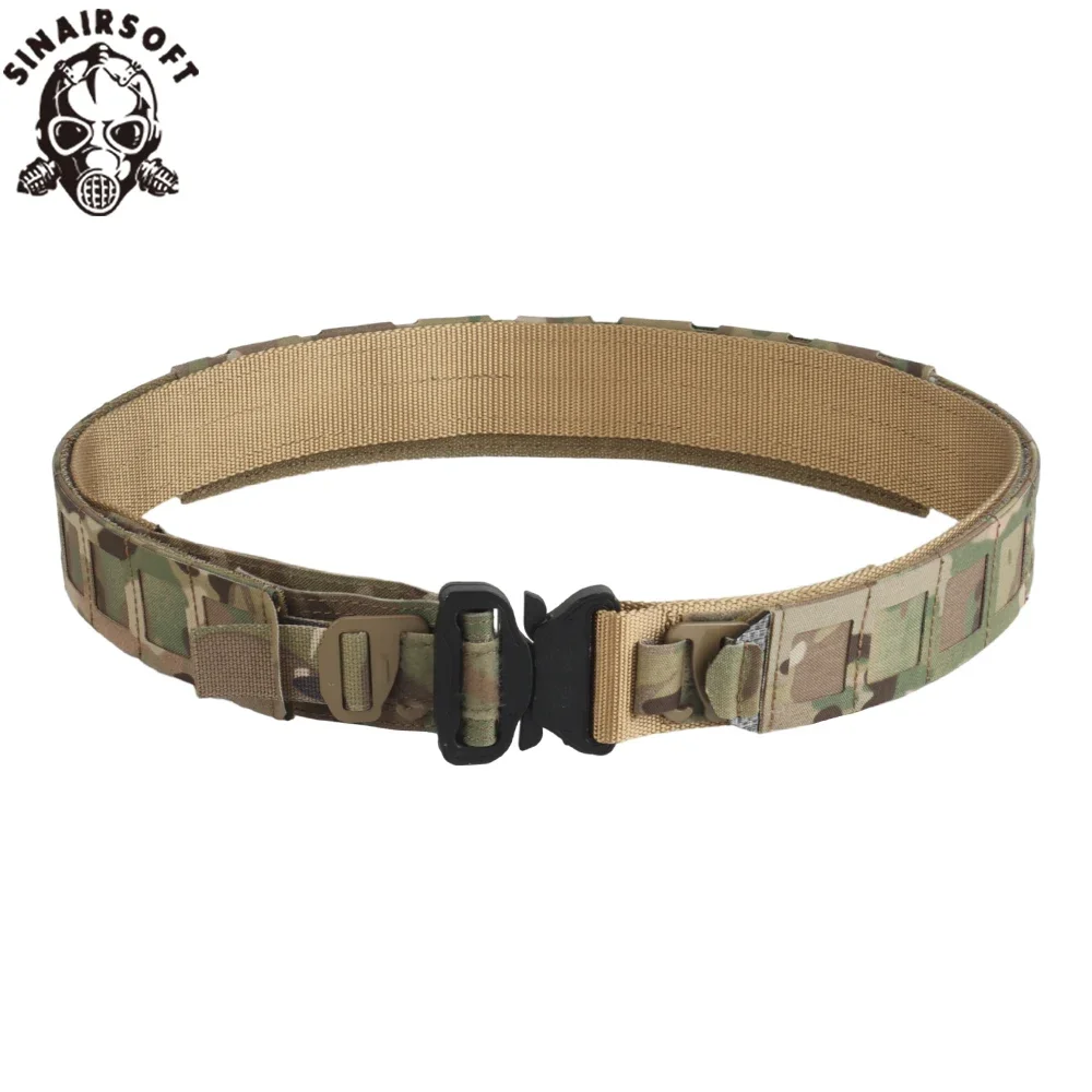 SINAIRSOFT Cinturón táctico MOLLE de liberación rápida EDC outdoor