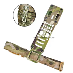 Adaptador QLS metálico para funda de pistola MOLLE liberación rápida