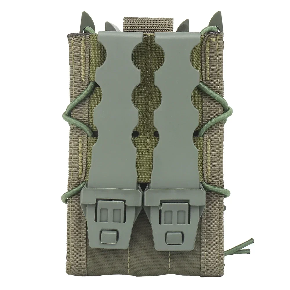 Bolsa para Cargadores MOLLE doble rifle y pistola para tiro - imagen 3