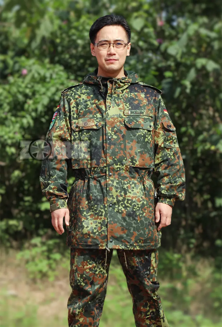 KSK gabardina táctica camuflaje alemán cortavientos para montañismo - imagen 5