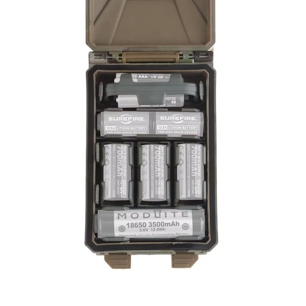Caja de batería táctica – MOLLE impermeable - imagen 3