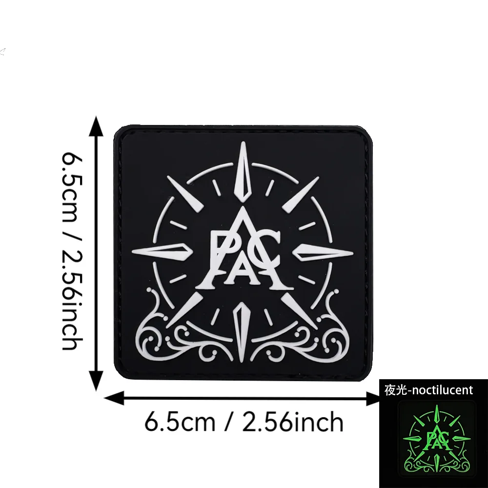 Parche para mochila Death Stranding PU 3D para exterior