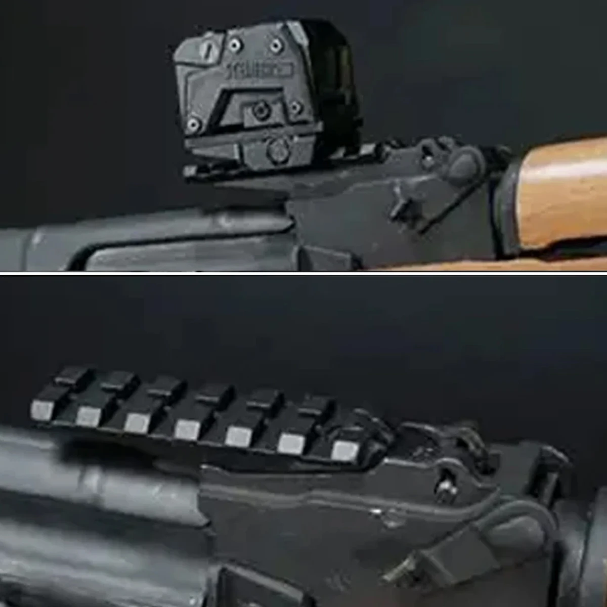 Montaje Picatinny trasero AK47/AK74 para mira táctica - imagen 2