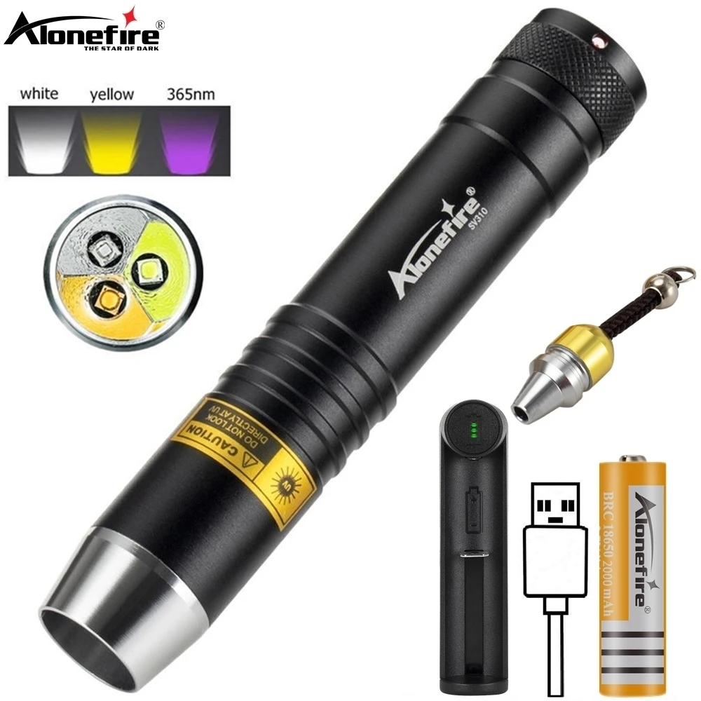 Linterna Alonefire SV370 vista frontal
