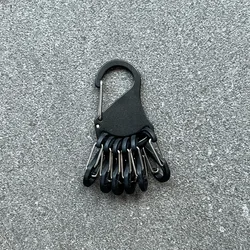 Accesorio MOLLE táctico para cinturón con hebilla anilla 8 fluorescente
