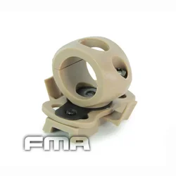 Clip Adaptador Linterna Táctica para Casco FAST – Montaje 25,4mm
