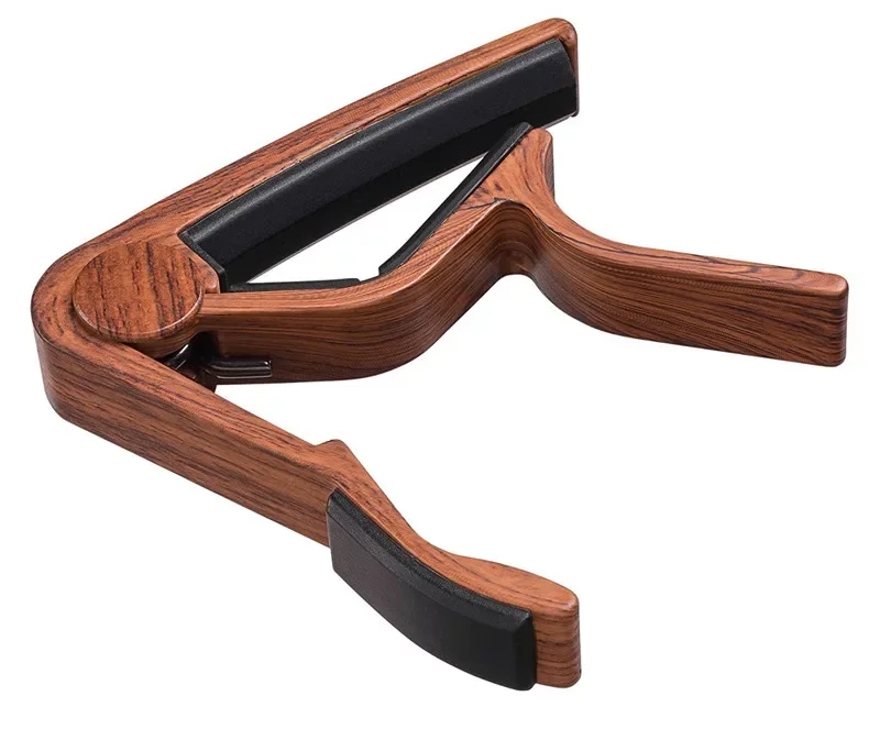 Capo metálico con cojín de silicona para guitarra y ukelele - imagen 2