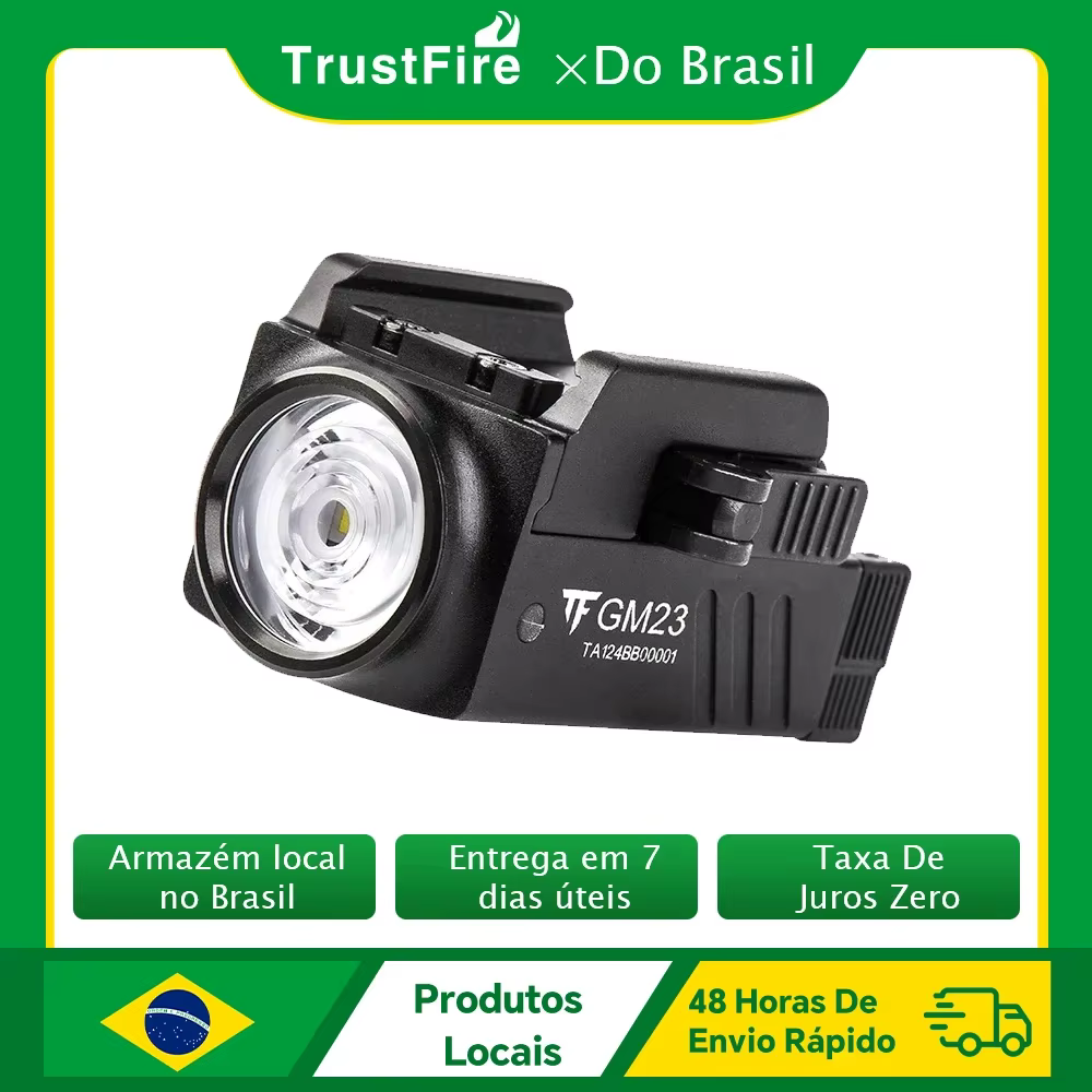 TrustFire GM23 linterna táctica LED Picatinny USB recargable